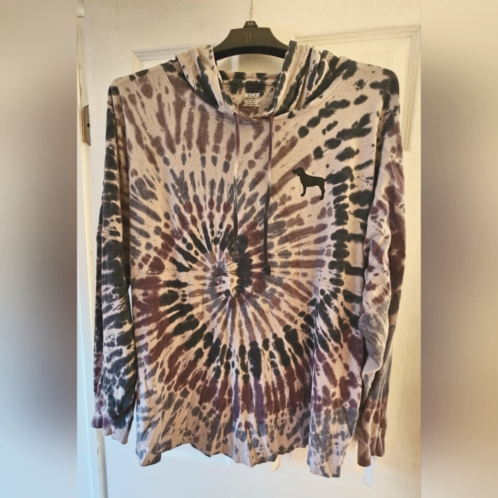 Varsity Tie Dye pullover from Vjctoria Secret 
